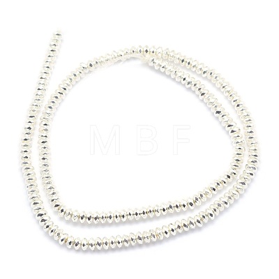 Electroplate Non-magnetic Synthetic Hematite Beads Strands G-L485-06D-S-1