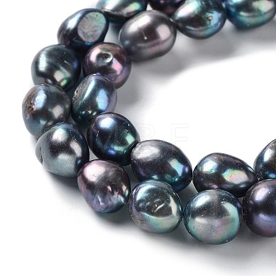 Natural Cultured Freshwater Pearl Beads Strands PEAR-Z002-28-1