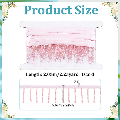 Polyester & Plastic Beaded Trim OCOR-PH0036-44A-1