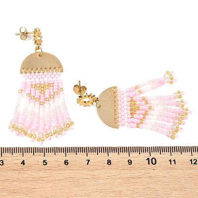 Brass Chandelier Earrings for Women EJEW-MZ00757-02-1