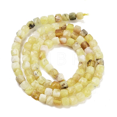 Natural Yellow Opal Beads Strands G-H042-A03-02-1