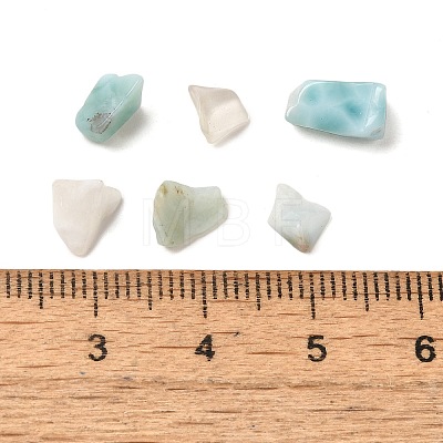 Natural Larimar Chip Beads X-G-Q193-01A-1