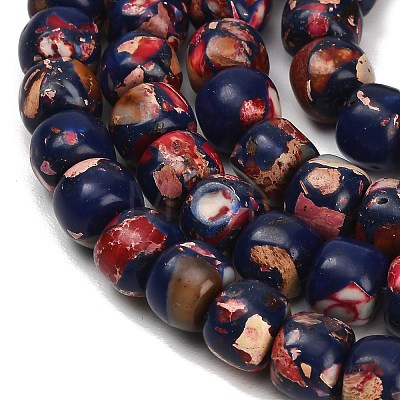Dyed Synthetic Imperial Jasper Beads Strands GG-CBAA20A-03B-1