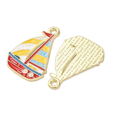 Ocean Alloy Enamel Pendants ENAM-B041-01Q-1