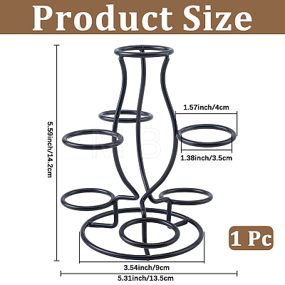 7-Slot Alloy Easter Egg Display Stands ODIS-WH20010-13A-EB-1