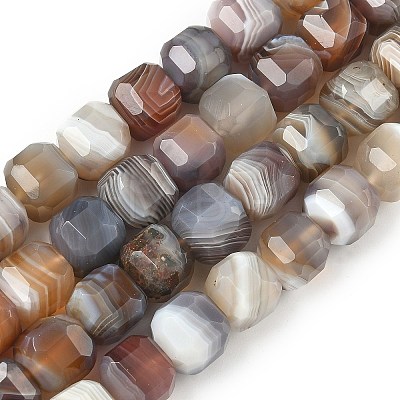 Natural Botswana Agate Beads Strands G-C267-A07-1
