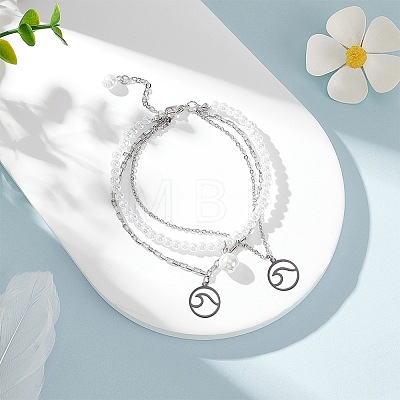 304 Stainless Steel Pendants STAS-UN0044-39-1