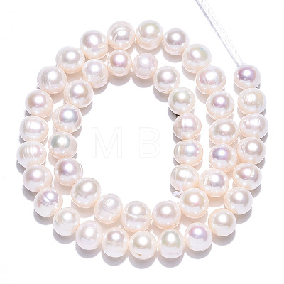 Natural Cultured Freshwater Pearl Beads Strands PEAR-N013-08C-1