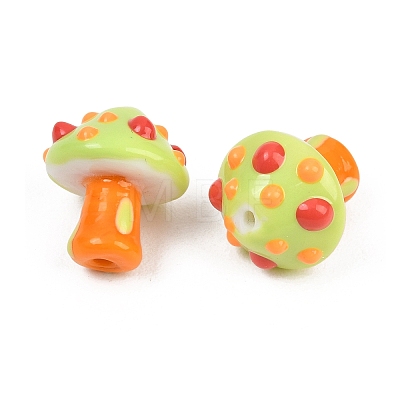 Handmade Lampwork Enamel Beads LS-LAMP-B055-02I-1
