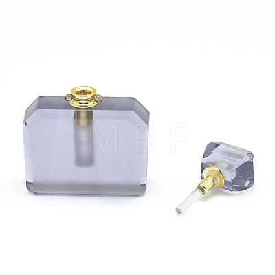 Synthetic Quartz Openable Perfume Bottle Pendants G-E556-08B-1