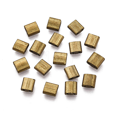 Electroplate Opaque Glass Seed Beads SEED-S023-20C-02-1