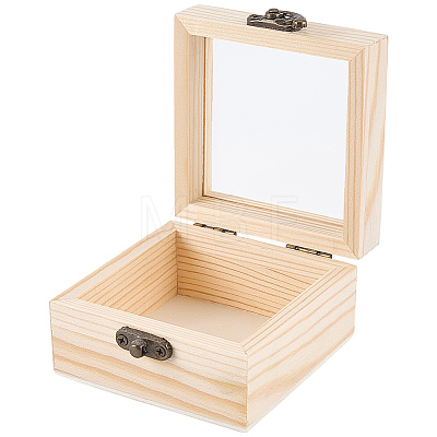 Wooden Storage Boxes WOCR-CL0001-02B-1
