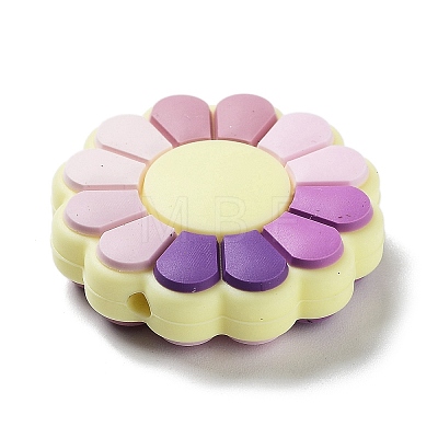 Flower Silicone Beads SIL-R014-01A-1