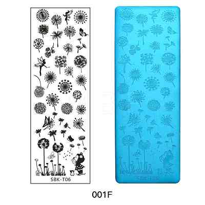 Stainless Steel Nail Art Stamping Plates X-MRMJ-Q044-001F-1