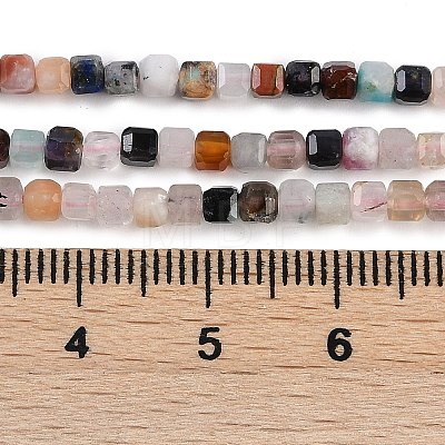 Natural Mixed Gemstone Beads Strands G-K312-01A-01-1