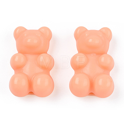 Opaque Acrylic Beads SACR-T351-004G-1