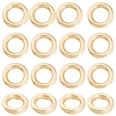 200Pcs 304 Stainless Steel Round Rings STAS-BBC0010-21C-1