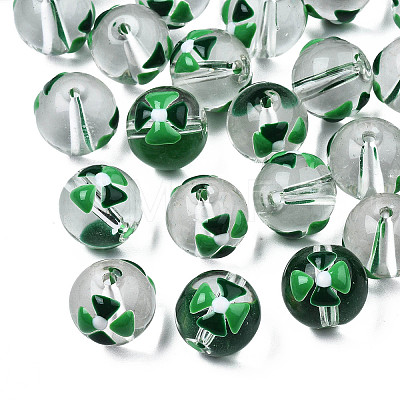 Transparent Glass Beads GLAA-TAC0010-15-1