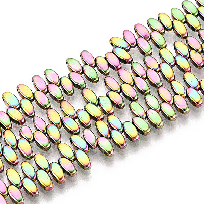 Electroplated Synthetic Non-magnetic Hematite Beads Strands G-T139-65H-1