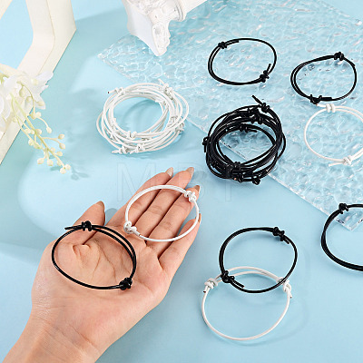 24Pcs 2 Styles Cowhide Leather Cord Bracelets Making BJEW-TAC0074-1