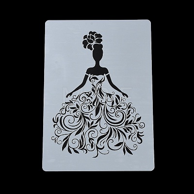 Plastic Hollow Out Drawing Painting Stencils Templates DIY-Z024-01H-1