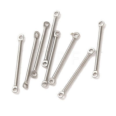 Non-Tarnish 304 Stainless Steel Connector Charms STAS-Q323-04E-P-1