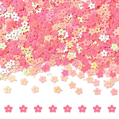 50G Plastic Sequins Beads PVC-YW0001-05D-1