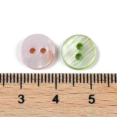 Freshwater Shell Buttons SHEL-C005-01C-1