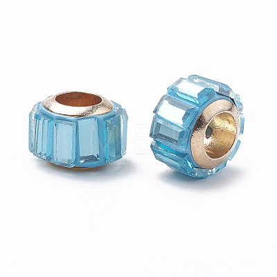 Glass European Beads GPDL-S039-01C-1