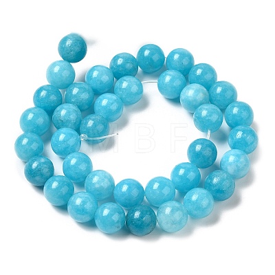 Natural Dyed Jade Beads Strands G-M402-C04-03-1