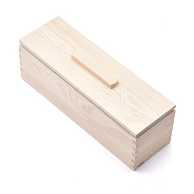 Rectangular Pine Wood Soap Molds Sets DIY-F057-03A-1
