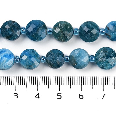 Natural Apatite Beads Strands G-B094-A26-01-1