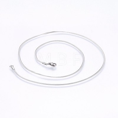 Non-Tarnish 304 Stainless Steel Herringbone Chain Necklaces NJEW-F227-02P-02-1