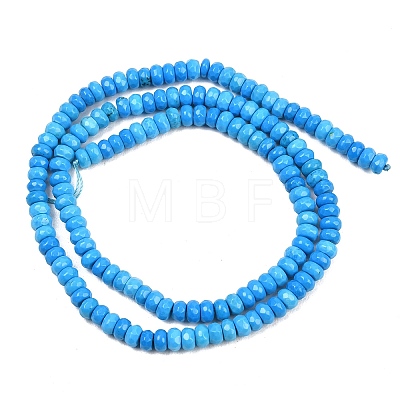 Natural Magnesite Beads Strands G-Z143-F01-01A-1