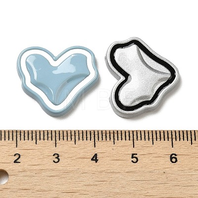 Opaque Resin Cabochons RESI-F050-04-1