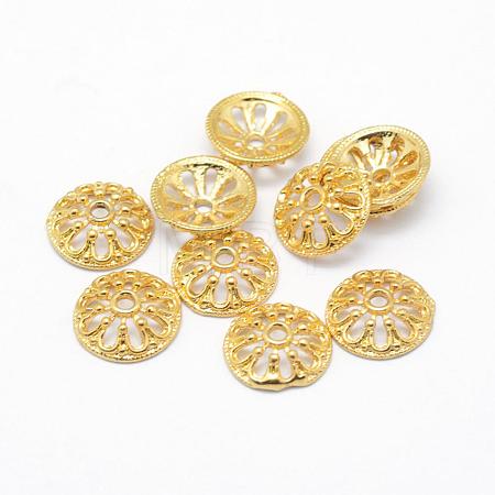 Brass Bead Caps KK-K185-53C-NR-1