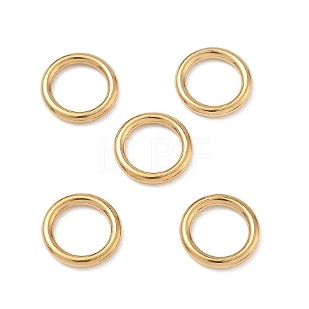 Ion Plating(IP) 304 Stainless Steel Closed Jump Rings STAS-G393-06G-02-1