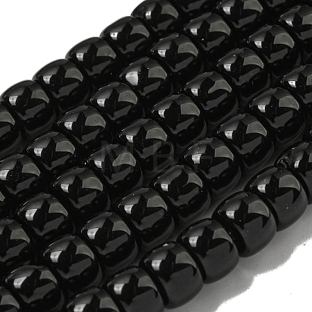 Opaque Glass Beads Strands X-GLAA-NH0002-B02-1