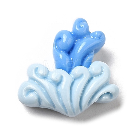 Ocean Theme Opaque Resin Cabochons RESI-C036-05A-1