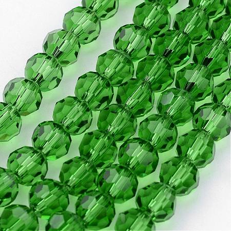 Transparent Glass Bead Strands GLAA-G013-8mm-54-1