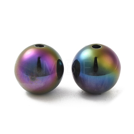 Iridescent Opaque Resin Beads RESI-Z015-01A-01-1