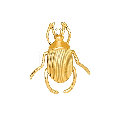 304 Stainless Steel Insect Pendants PW-WG317E5-02-1