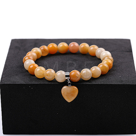 Natural Topaz Jade Stretch Bracelets ZS4670-7-1