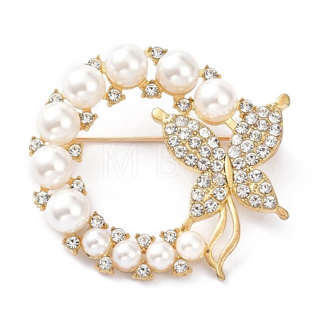 Alloy Brooch JEWB-D007-04G-1