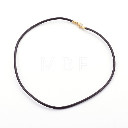 Leather Cord Necklace Making MAK-L018-06B-02-1