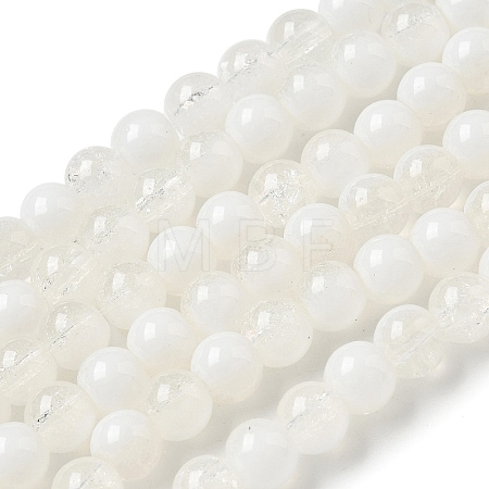 Crackle Glass Beads X1-GLAA-U001-6mm-07-1