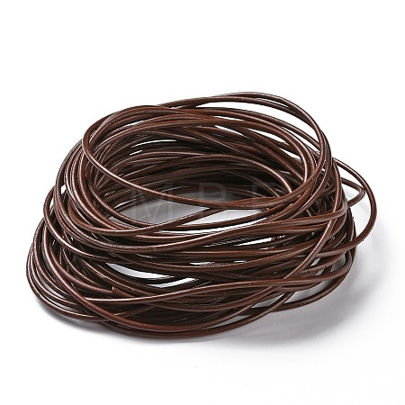Cowhide Leather Jewelry Cord DIY Necklace Making Material X-WL-A001-12-1