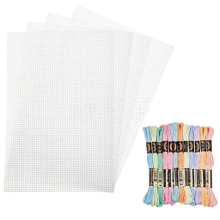 12 Skeins 6-Ply Polyester Embroidery Floss OCOR-CY0004-76-1