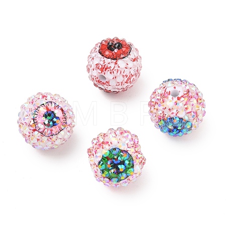 Spooky Printed Transparent Acrylic Beads AC-CBA4D01-01-1