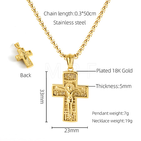 304 Stainless Steel Pendant Necklaces FS-WG0CD66-13-1